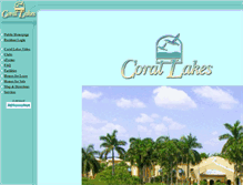 Tablet Screenshot of corallakes.com